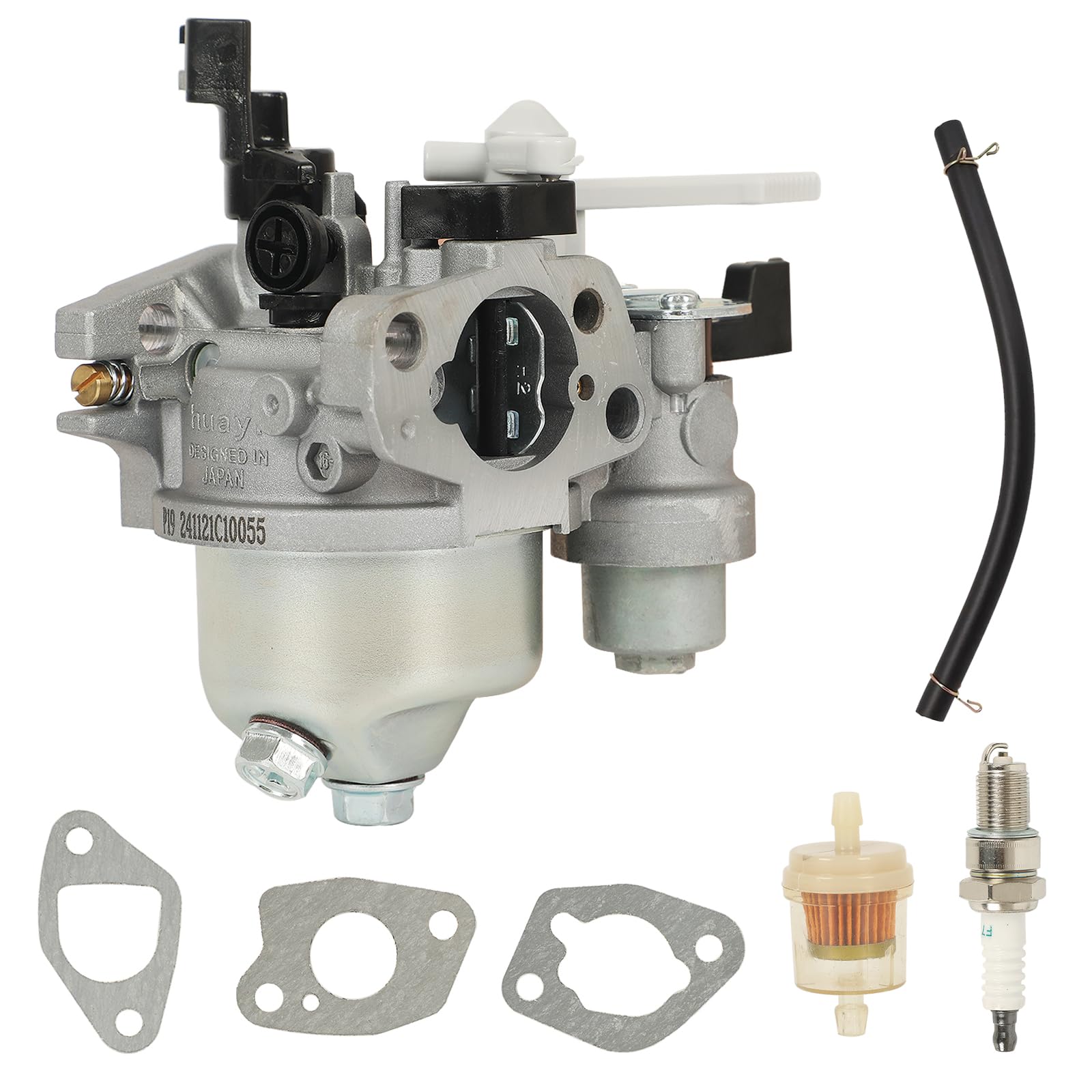 Huayi P19 Carburatore per Honda GX160 Loncin 196cc 208cc 212cc 224cc, Carburatore per 5,5CV 6,5CV Mini Moto Motosega Idropulitrice
