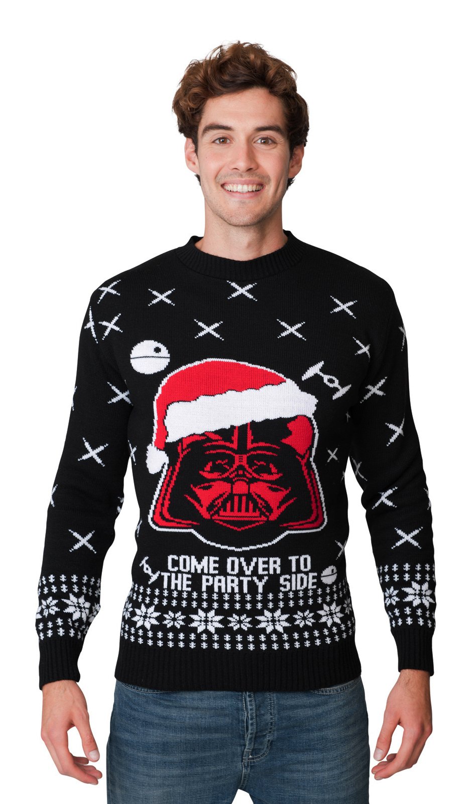 HSA Christmas Xmas Mens Jumper Novelty Fairisle Sweater Jumper Womens Unisex