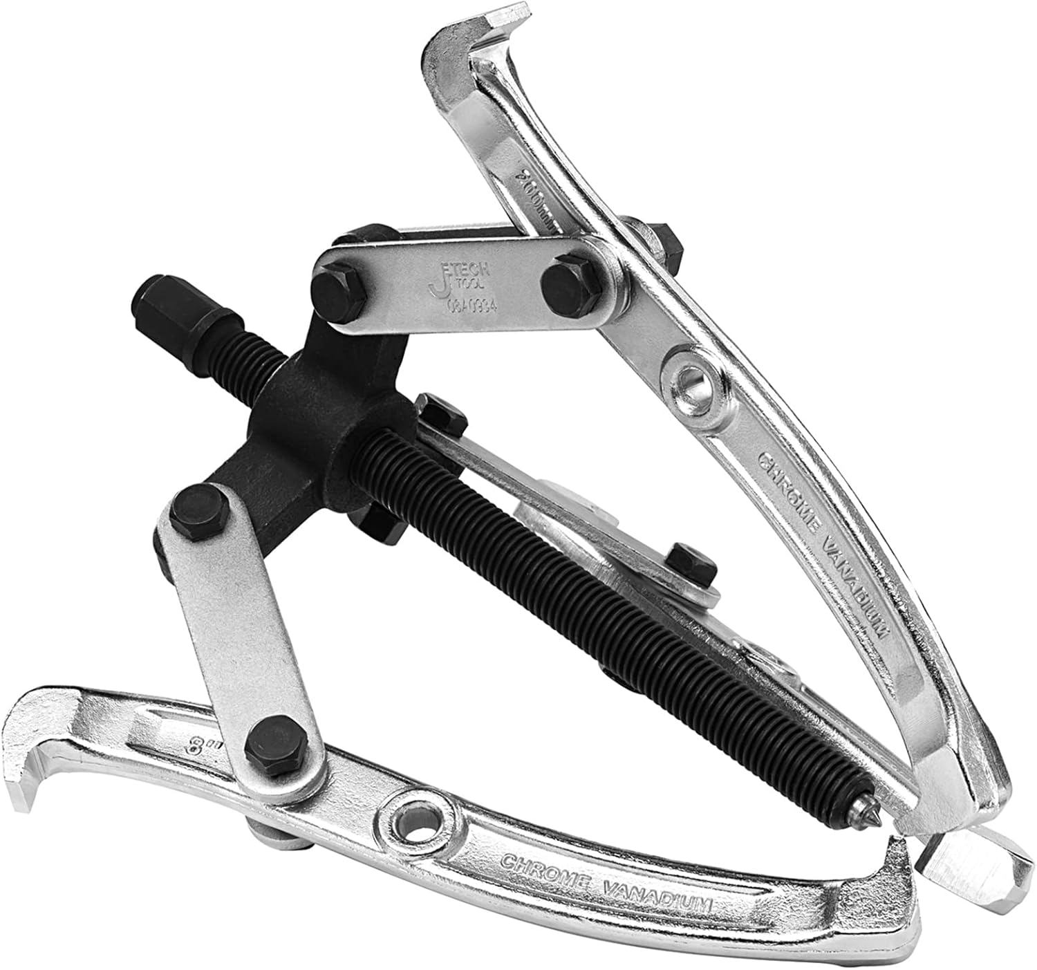 Jetech 8 Inch Heavy Duty 3-Jaw Gear Puller, Reversible Gear Removal Tool for Slide Gears, Pulleys, Bearings, and Flywheels, 4.0 Ton