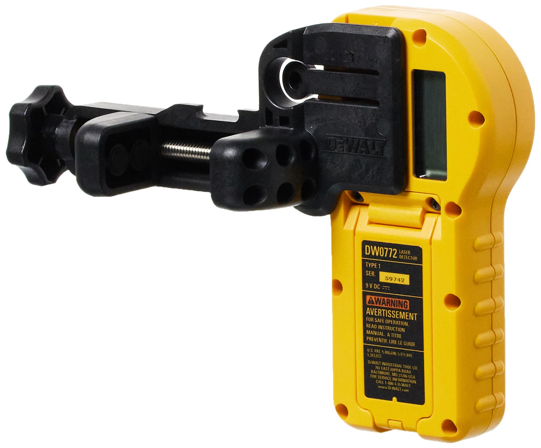 DeWalt DE0772-XJ - Detector digital sonoro con 2 modos de trazo, 300 m, 100% a prueba de agua