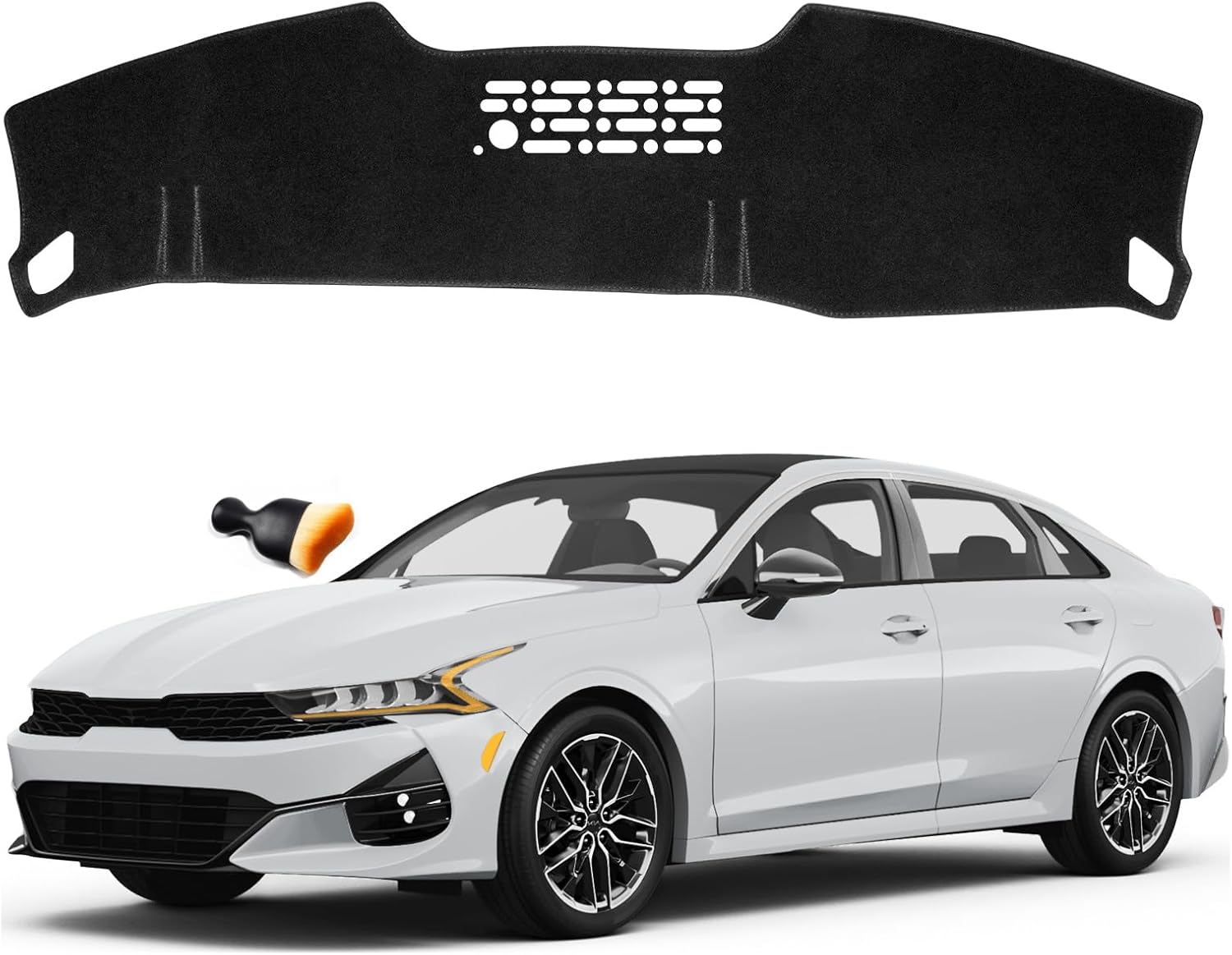 Car Dash Cover for Kia K4 2025 2026 Dashboard Cover Mat, Non-Slip Center Console Protector Mat Sunshade Windshield Glare for K4 Interior Accessories (Not for HUD, Left Hand Drving)