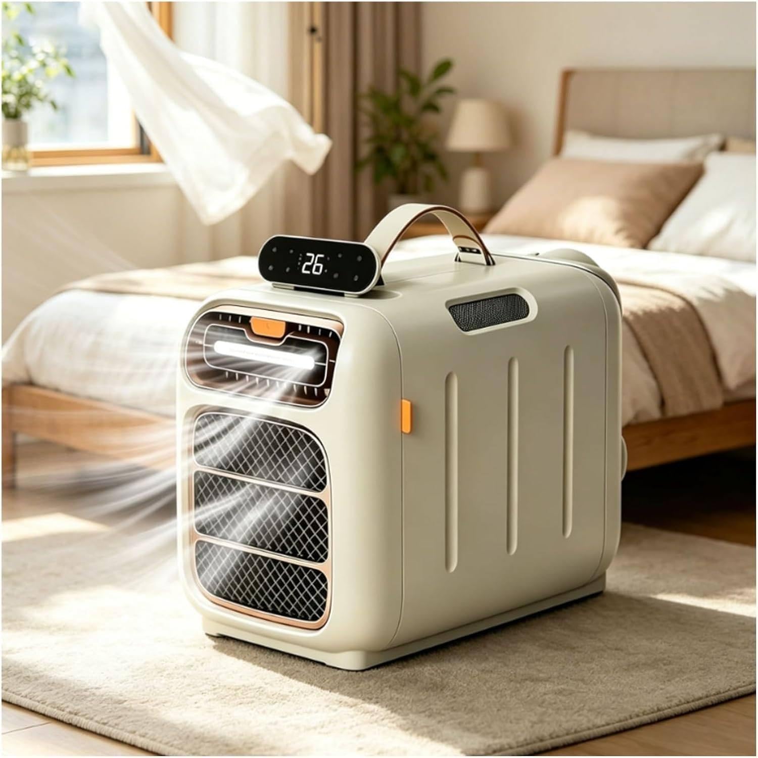 LSHFYV Mini Portable Air Conditioner 4800 BTU, 45dB Quiet Cooling