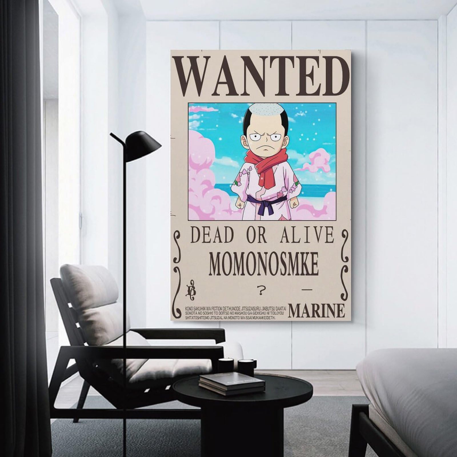 Kozuki Momonosuke Anime Wanted Bounty Poster (87) Posters Wall Art