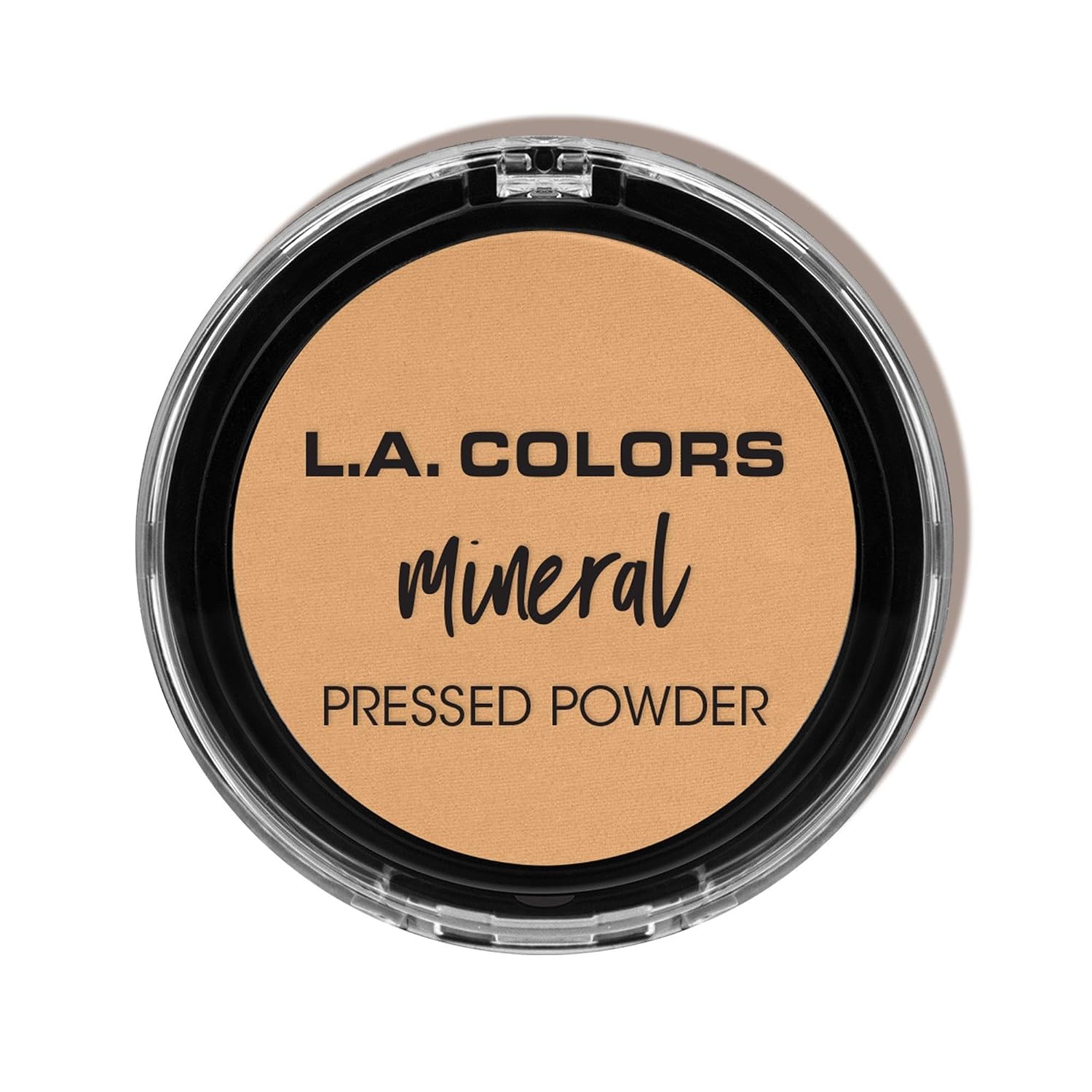 L.A. COLORS Mineral Pressed Powder, Soft Honey (New Artwork) CMP374