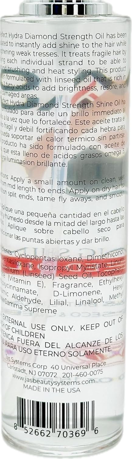 Jas Perfect Hydra Anti-Breakage Serum Linseed Oil 150ml/5oz -New Presentation - Free Starry Lip Plumping Gloss 10ml