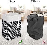 Vista 5 de StorageRight Cesta de Lavandería Canasta Grande Plegable con Asas de Fácil Transporte, Cestas de Ropa Independientes para Lavandería, Dormitorio