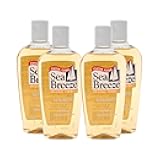 Sea Breeze Astringent Original - Facial Cleanser with Camphor and Natural Oils for Deep Pore Cleansing - Face Cleanser for Fresh, Clear Skin - 4 pc