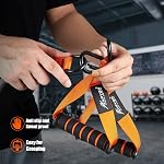 HPYGN Resistance Bands, 300lbs Heavy Exercise Bands with Handles, Fitness Bands for Working Out, Workout Bands for Men, Weight Bands Set, Home Gym Equipment for Muscle Strength Training, Slim, Yoga