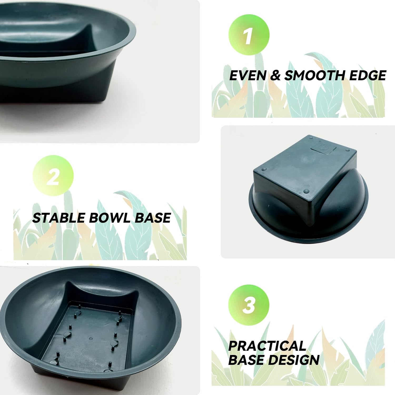 24Pcs Floral Supplies Green Bowls for Flower Arrangement, Floral Containers