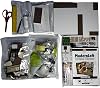 Miniature Home Making Set – Wooden DIY Model Hobby Kit 2 Tiers Model with – LED Lights – DIY Decorative Model Home – Adult Special Gift