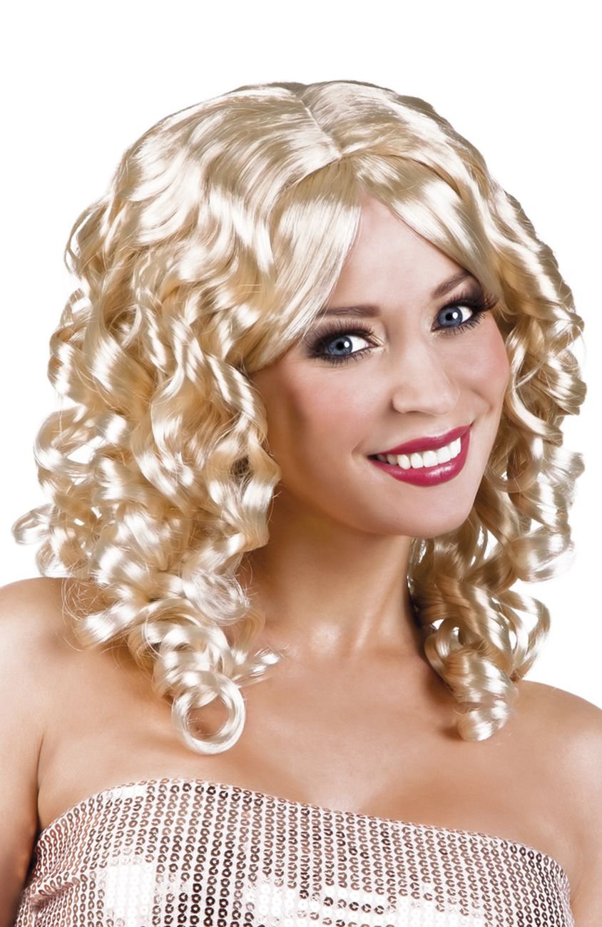 Boland 10103202 BOL86211 Cocktail Wig, Blonde, One Size, 86211