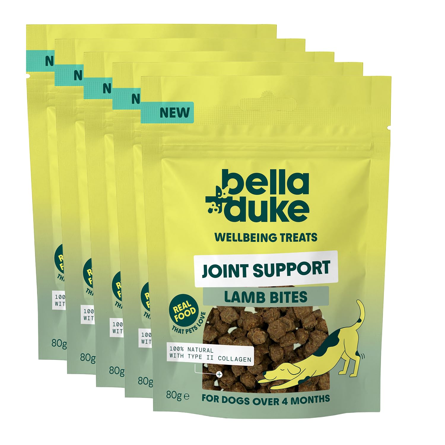 Bella + Duke Lamb Bites for Natural Joint Support, Wellbeing Treats for Dogs