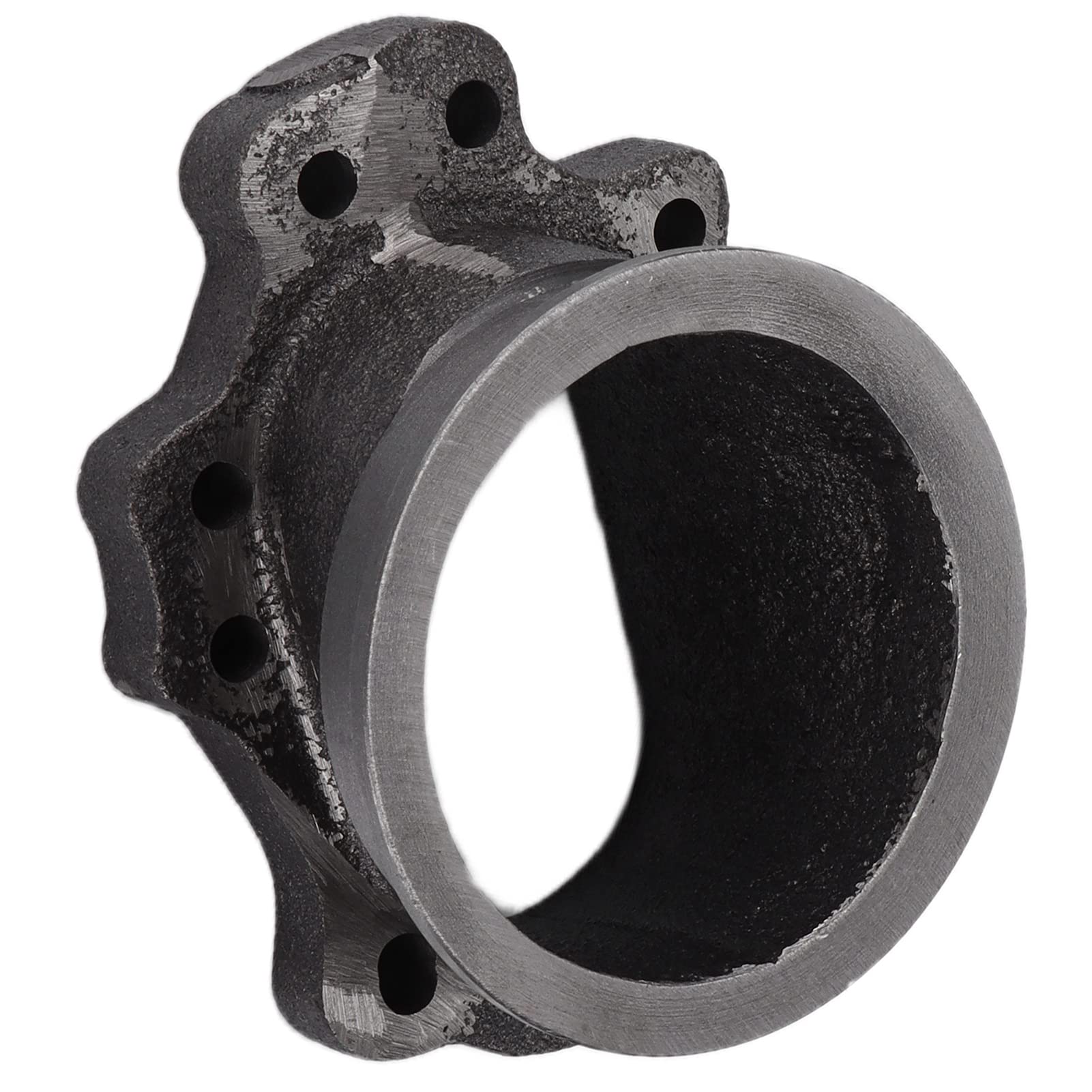 Ejoyous Adapter Kołnierzowy Turbo Żelazny Adapter Kołnierzowy ze Stopu Aluminium V 3 Cale dla GT25 GT28 T25 T28 Turbo Bezpośredni montaż śrubowy lub Spawany dla Użytkowników Modernizacji Rury