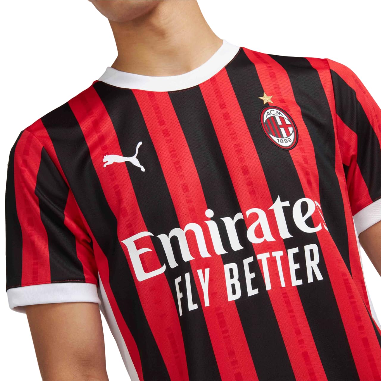 AC Milan Maglia Gara Calcio, Stagione 2024/25, Maglietta da Calcio, Home/Casa, Away/Trasferta e Third/Terza