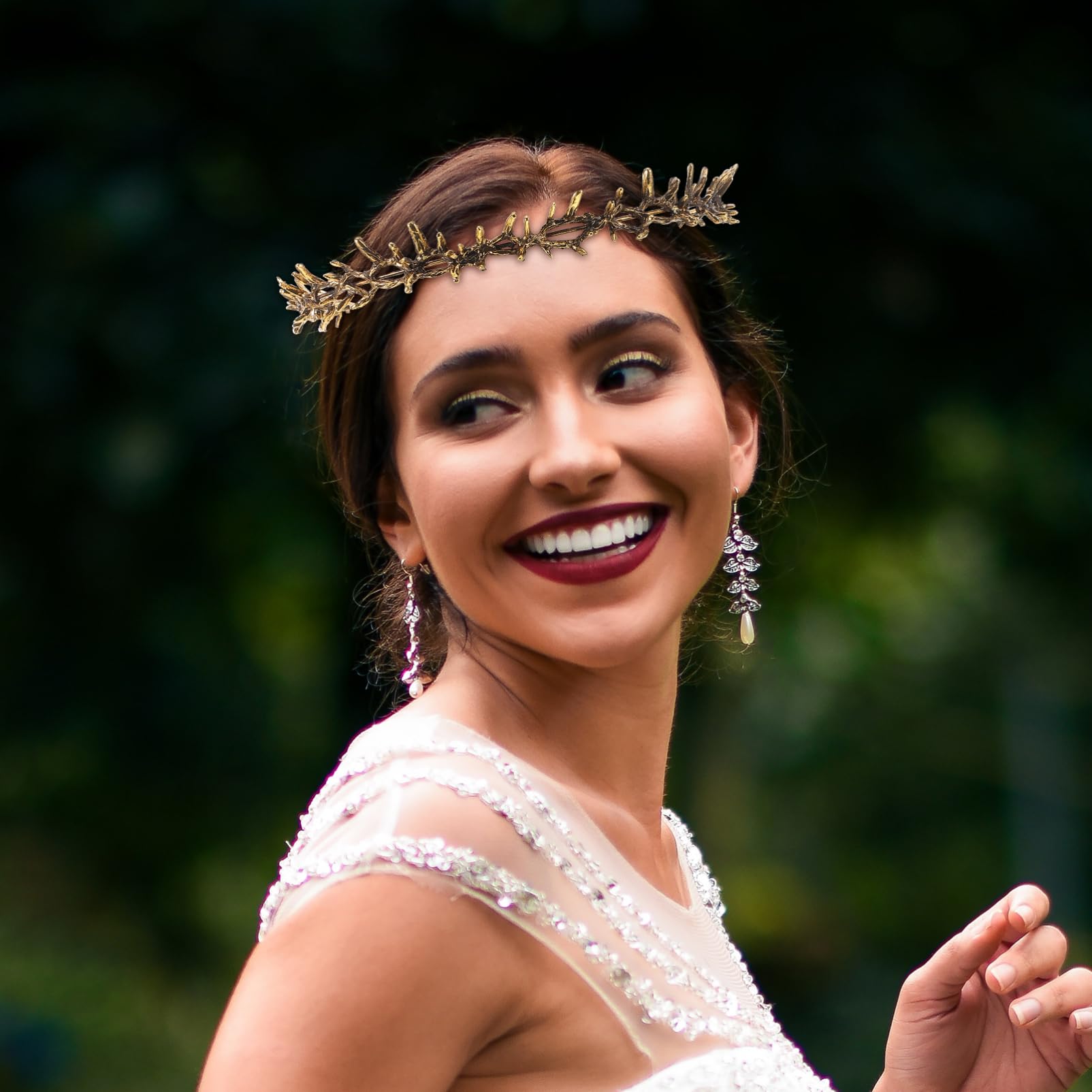 Corona di spine di compleanno: fascia per capelli da regina, accessorio per capelli da donna