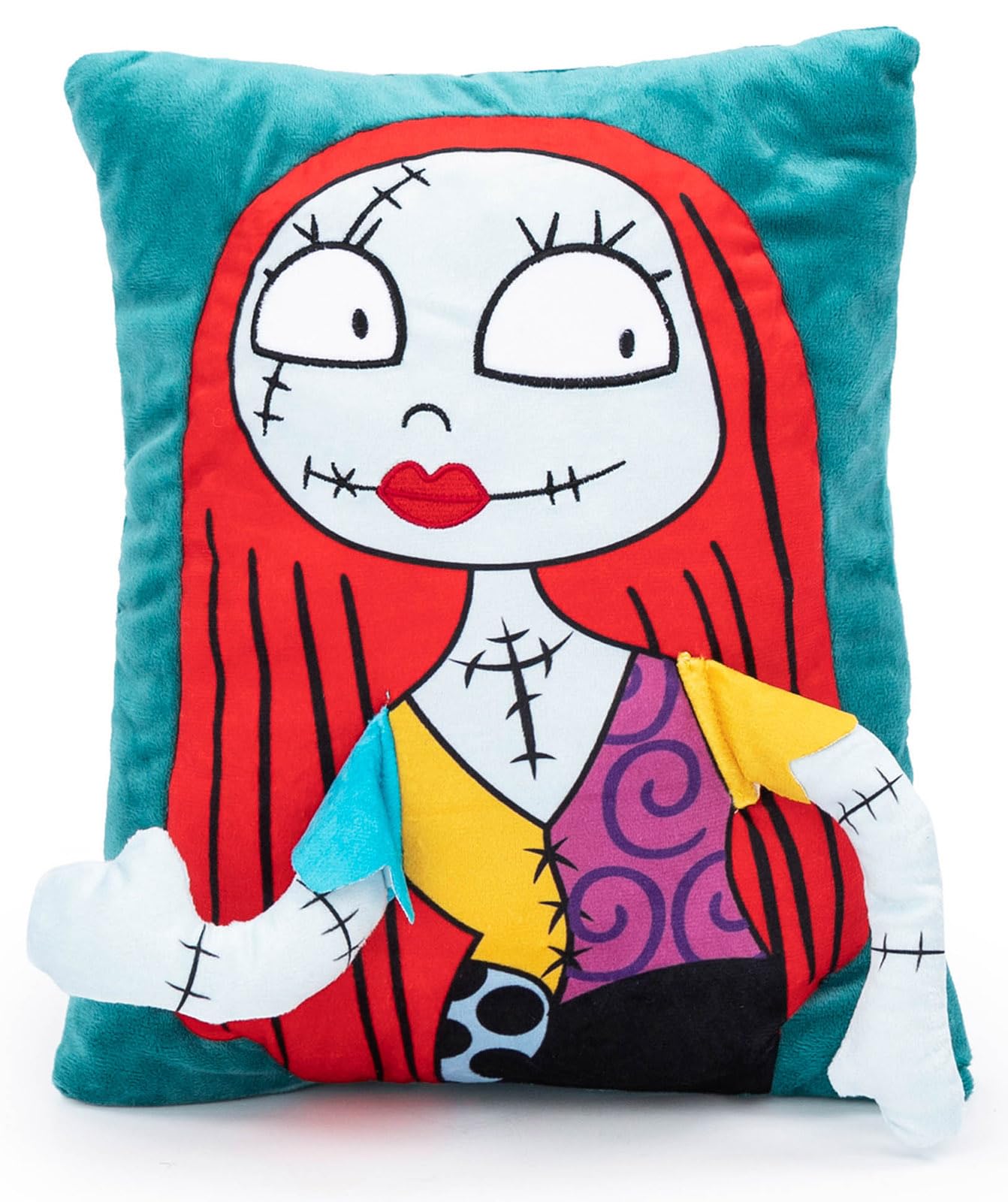 Disney Nightmare Before Christmas Sally 3D Snuggle Plush Pillow - Super Soft Plush Pillow - Measures 15 Inches