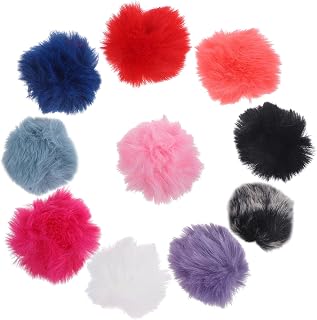 Obuyke Protetores De Vento Peludos Para Microfone 10 Peças Capa De Vento De Microfone Capa De Microfone Fofa Capa De Microfone Difusa Pops Filtros Esponja De Microfone À Prova De Vento