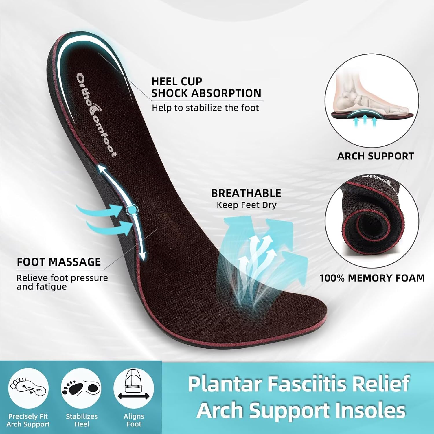 Men's Orthopedic Leather Chukka Boots: Comfortable Arch Support Plantar Fasciitis Tuxedo Business Dress Oxfords, Flat Feet Orthotics Casual Walking Mid Top Ankle Boots for Foot and Heel Pain Relief - Image 6