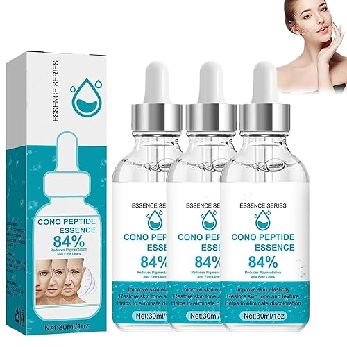 Miniatura 1 de Esencia de péptido Cono de 3 piezas, 84% de esencia de péptido Cono, extracto de planta pura esencia de suero facial, esencia hidratante