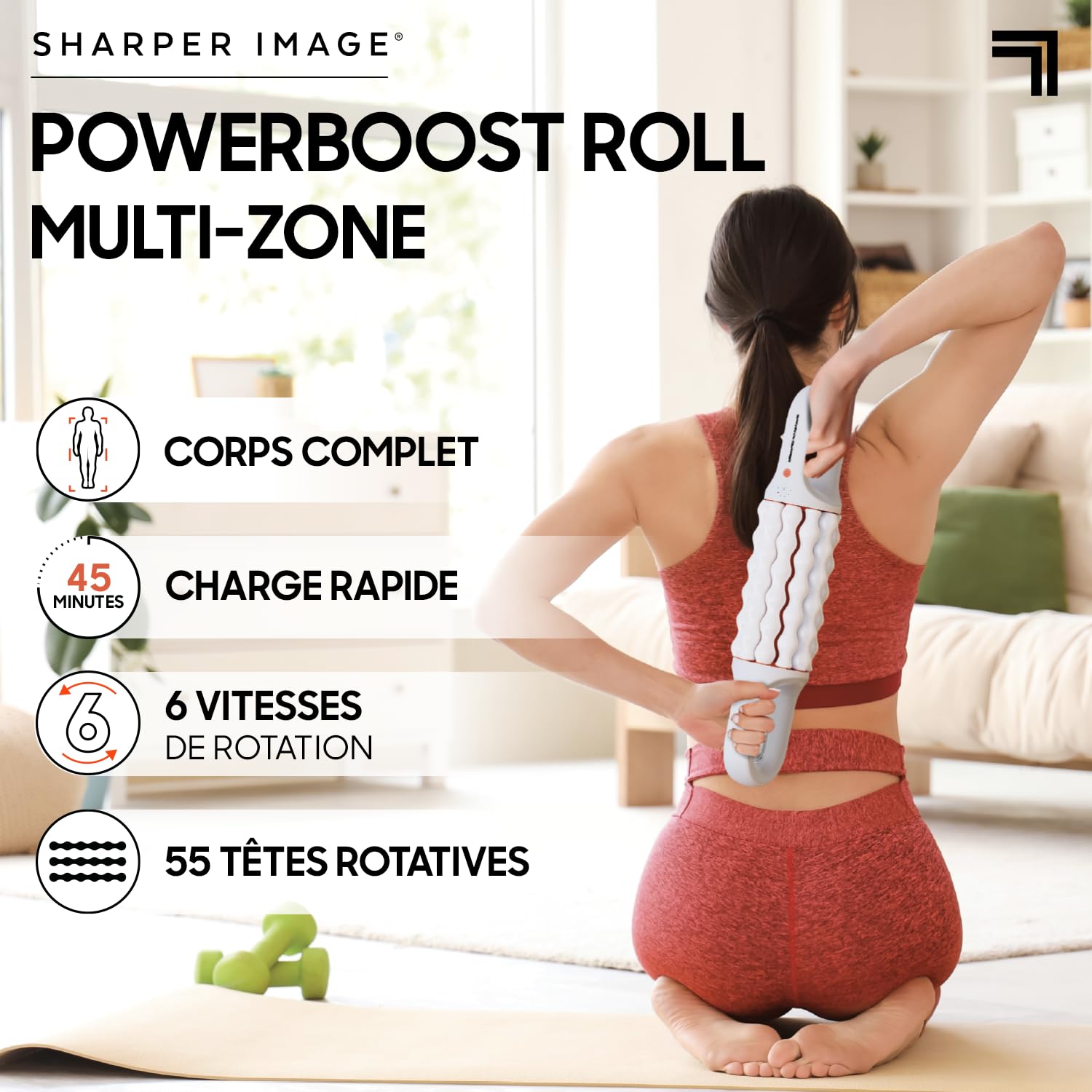 SHARPER IMAGE MASSAGER ROLLER