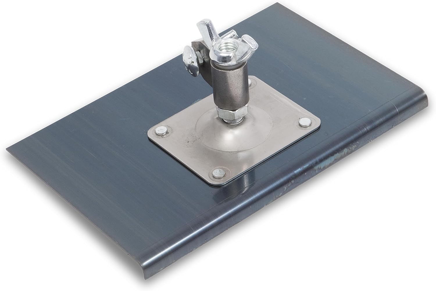 MARSHALLTOWN All-Angle Walking Edgers, 152mm Width, 229mm Length, Blue Steel Blade, 6mm Radius, 10mm Lip, All-Angle Swivel, Made in the USA, 126B