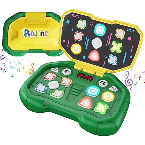 Handheld Dance Game,4 Mode,999 Level,Sensory Toys,Fast Puzzle Game,ADHD,Pop Fidget Toys for Kids Age 6-12,Birthday Gifts for Girls and Boys (Green)