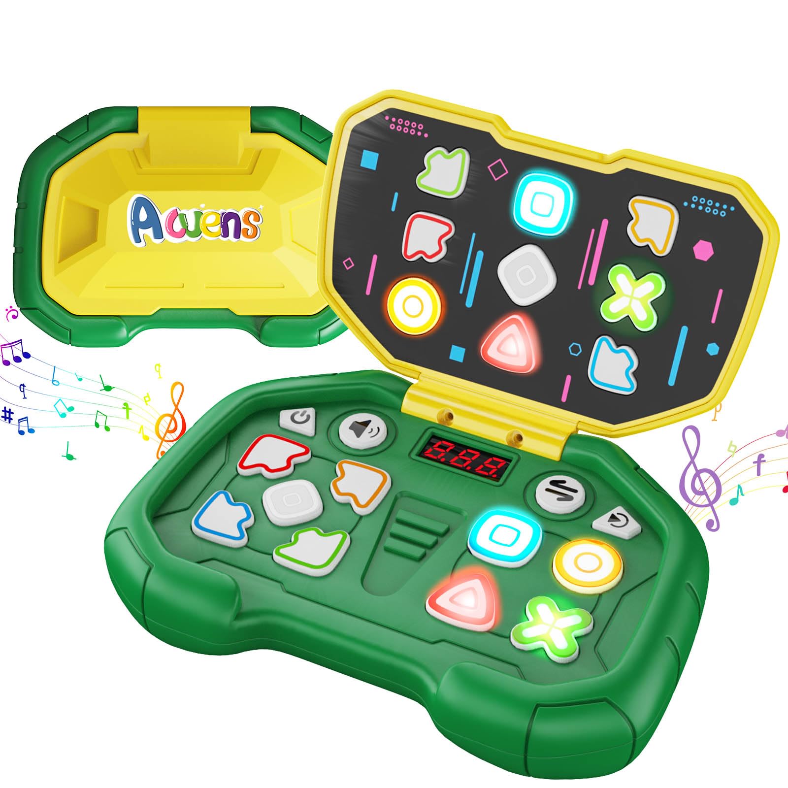 Handheld Dance Game,4 Mode,999 Level,Sensory Toys,Fast Puzzle Game,ADHD,Pop Fidget Toys for Kids Age 6-12,Birthday Gifts for Girls and Boys (Green)