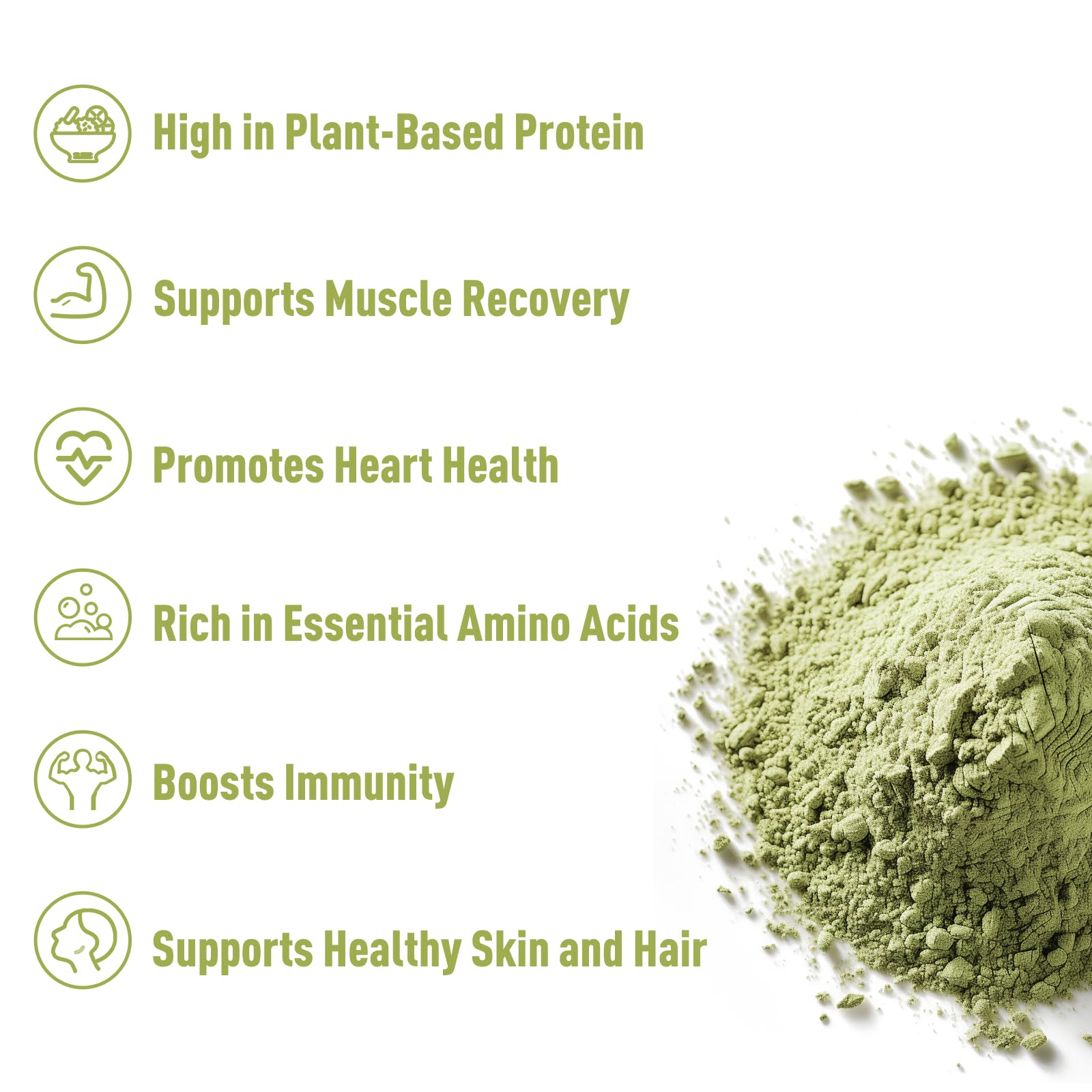 Unleash’d Organic Pumpkin Seed Protein Powder 16oz – Vegan, Non-GMO, Plant-Based Protein, No Artificial Sweeteners, Supports Immune Health — Amazon image 4