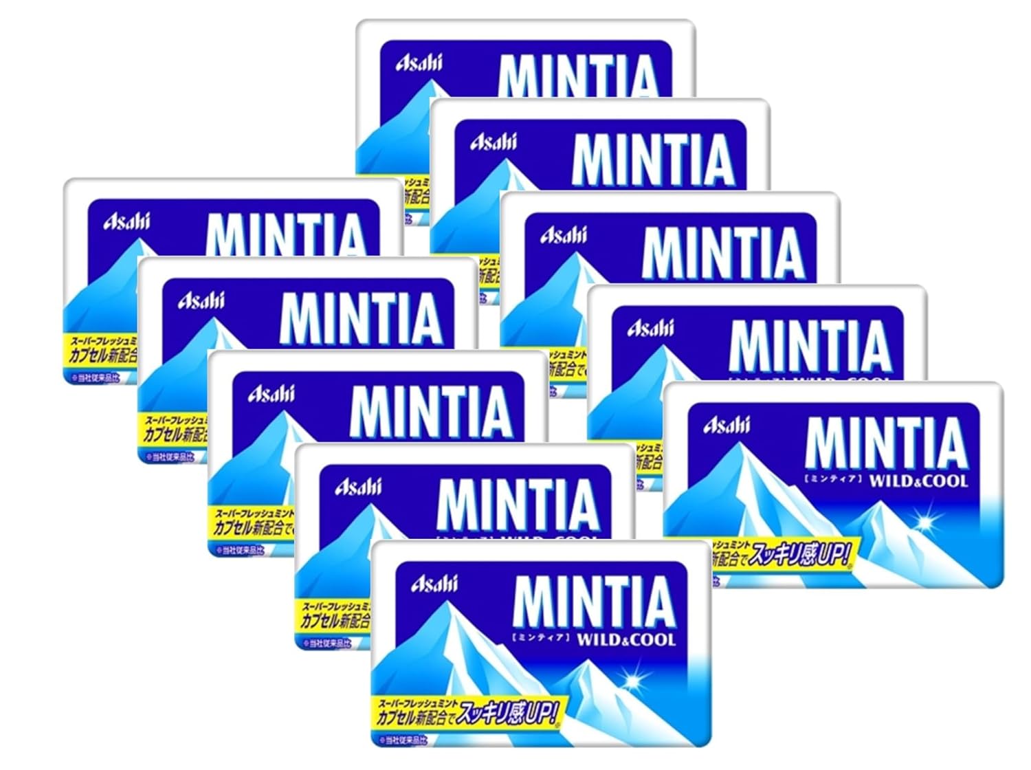 Beatcraft™ Mint Tablets Wild & Cool – 50 Tablets (7g) × 10 Packs – Japanese Mint Candy