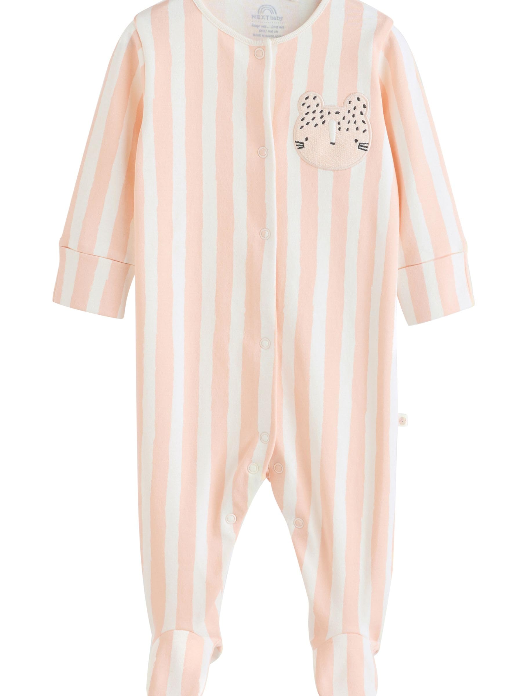 NEXT Bebé Pack de 4 Peleles con Estampado Animal 100% algodón para bebé