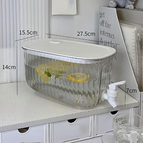 Miniatura 2 de Dispensador de bebidas de 3.5 l0.92 galones para refrigerador, dispensador de agua para nevera, dispensador de agua para nevera, adecuado para