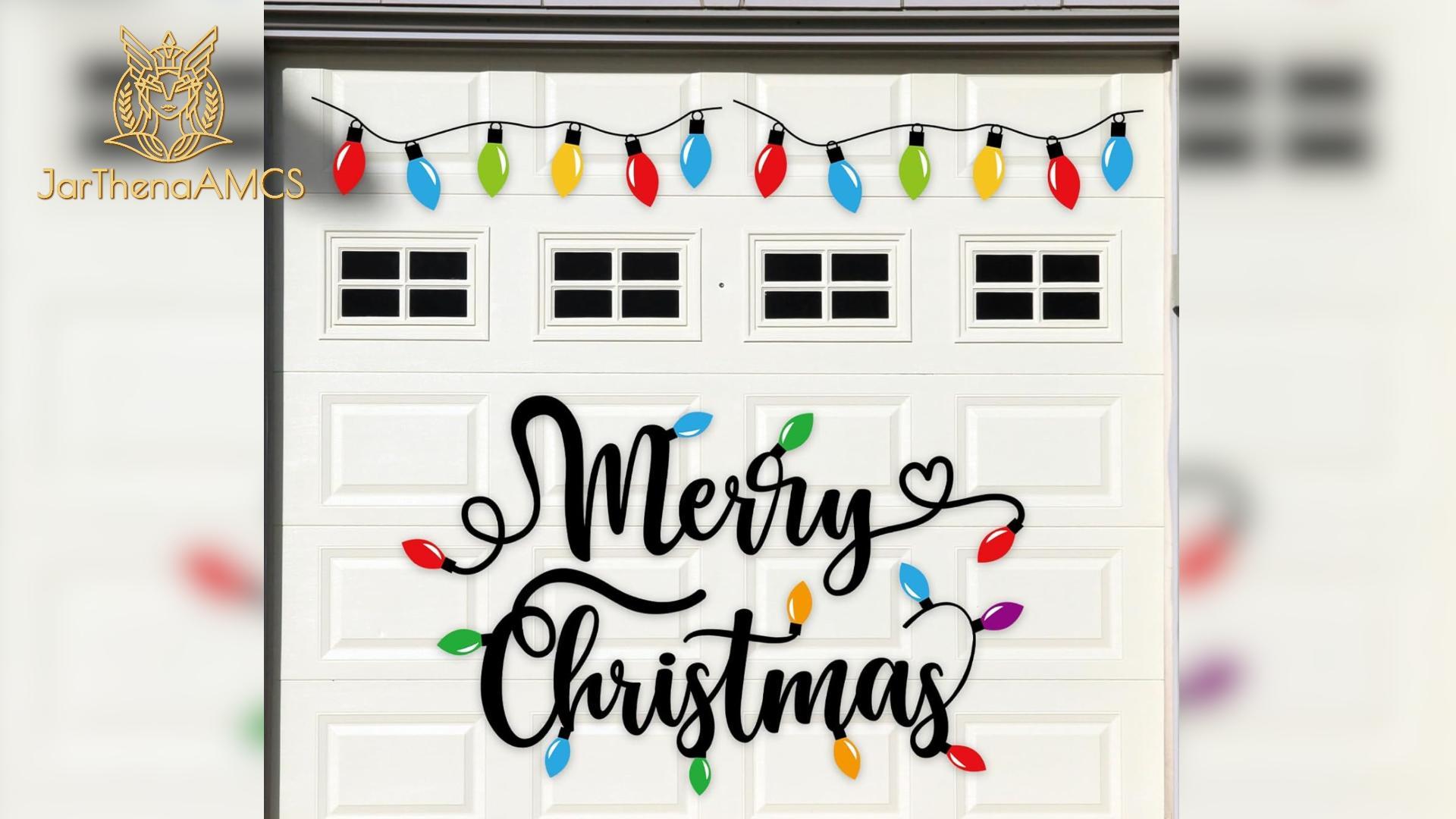 Imanes decorativos de Navidad para garaje 18 piezas miniatura 7