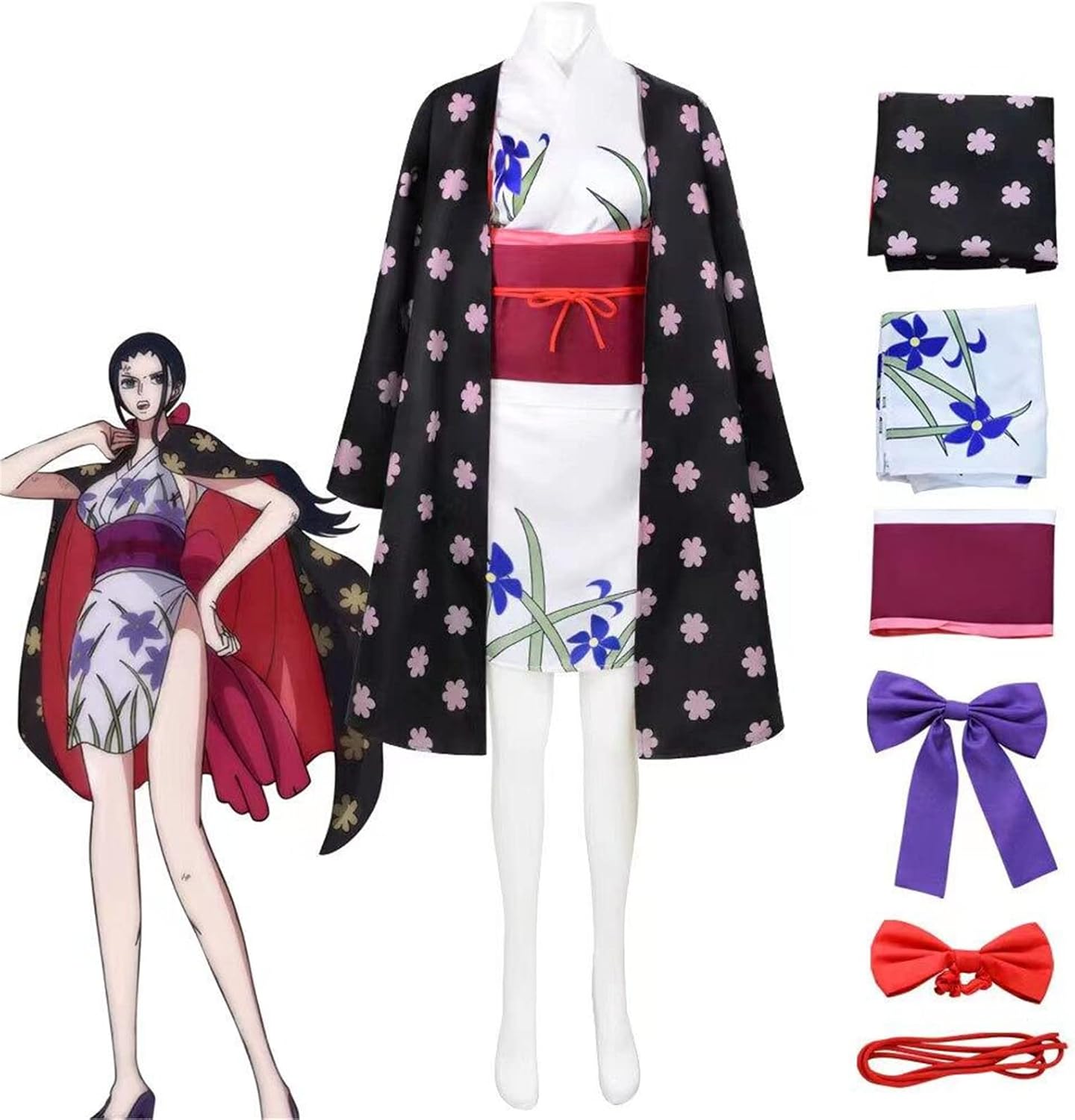 Amazon | Essri ワンピース ロビン 着物 コスプレ衣装 ONE PIECE ワノ
