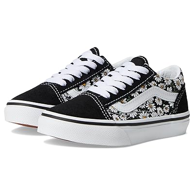 Vans Kids Old Skooltm (Little Kid) Kids Shoes Daisies Black/True White