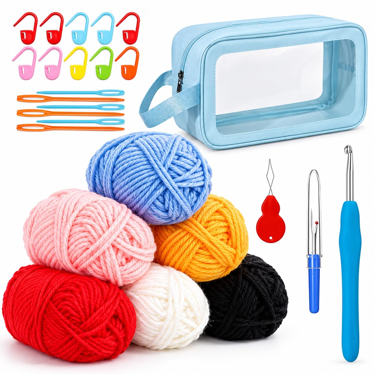 Beginner Crochet Kit - Learn to Crochet FREE SHIPPING -7