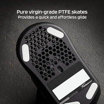 HyperX HMSH1-A-BK/G Gaming Mouse for Pulsefire Haste Gamers, Ultra Lightweight Hex Shell Design, 2.0 oz 59 g