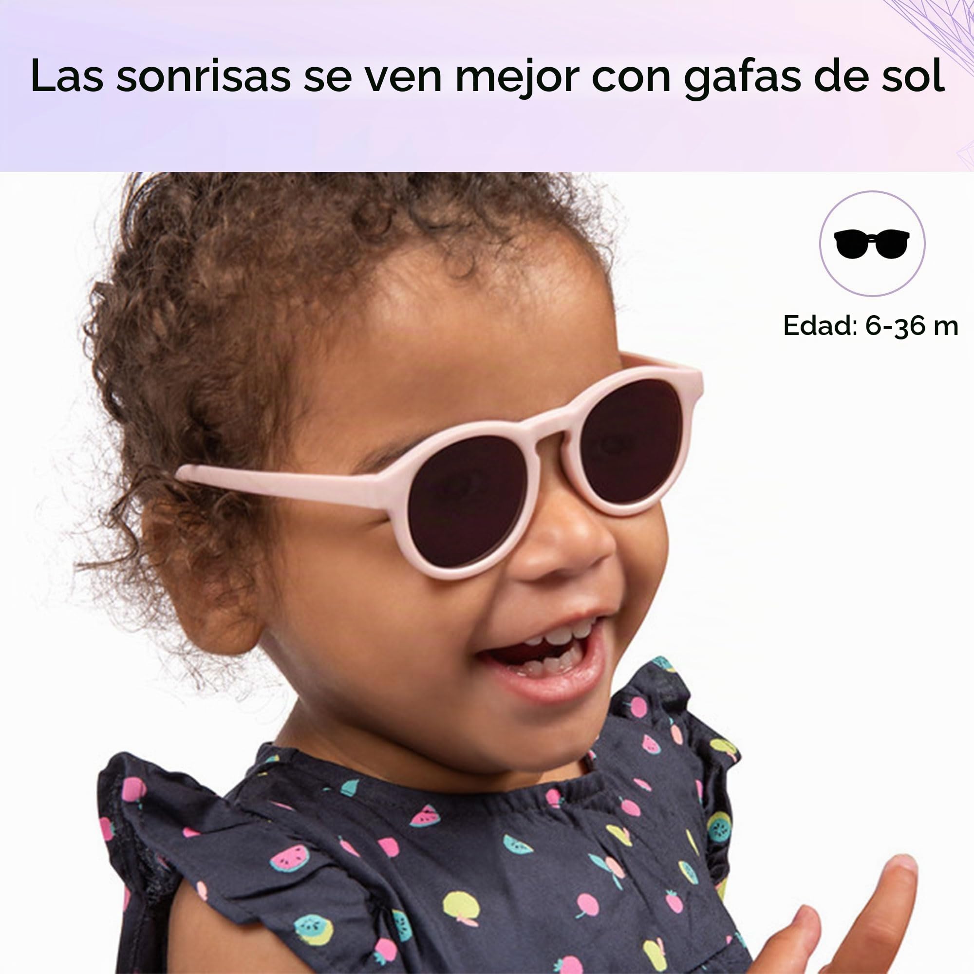 Dooky Unisex Baby Sunglasses, Cat.3 UV-400 Protection, Polarized, Unbreakable, Scratch-Resistant, Anti-Reflective, Shatterproof Lens, Adjustable and Removable Strap, Luxury Pouch Included, 6-36 Months