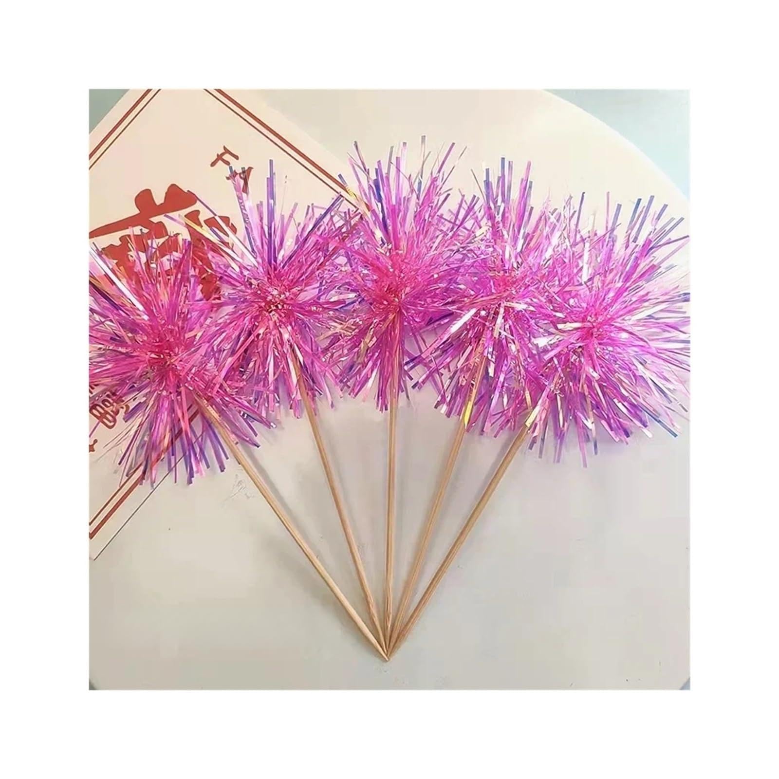 Pics à cocktail feu d'artifice : solution pour gâteaux d'anniversaire tristes