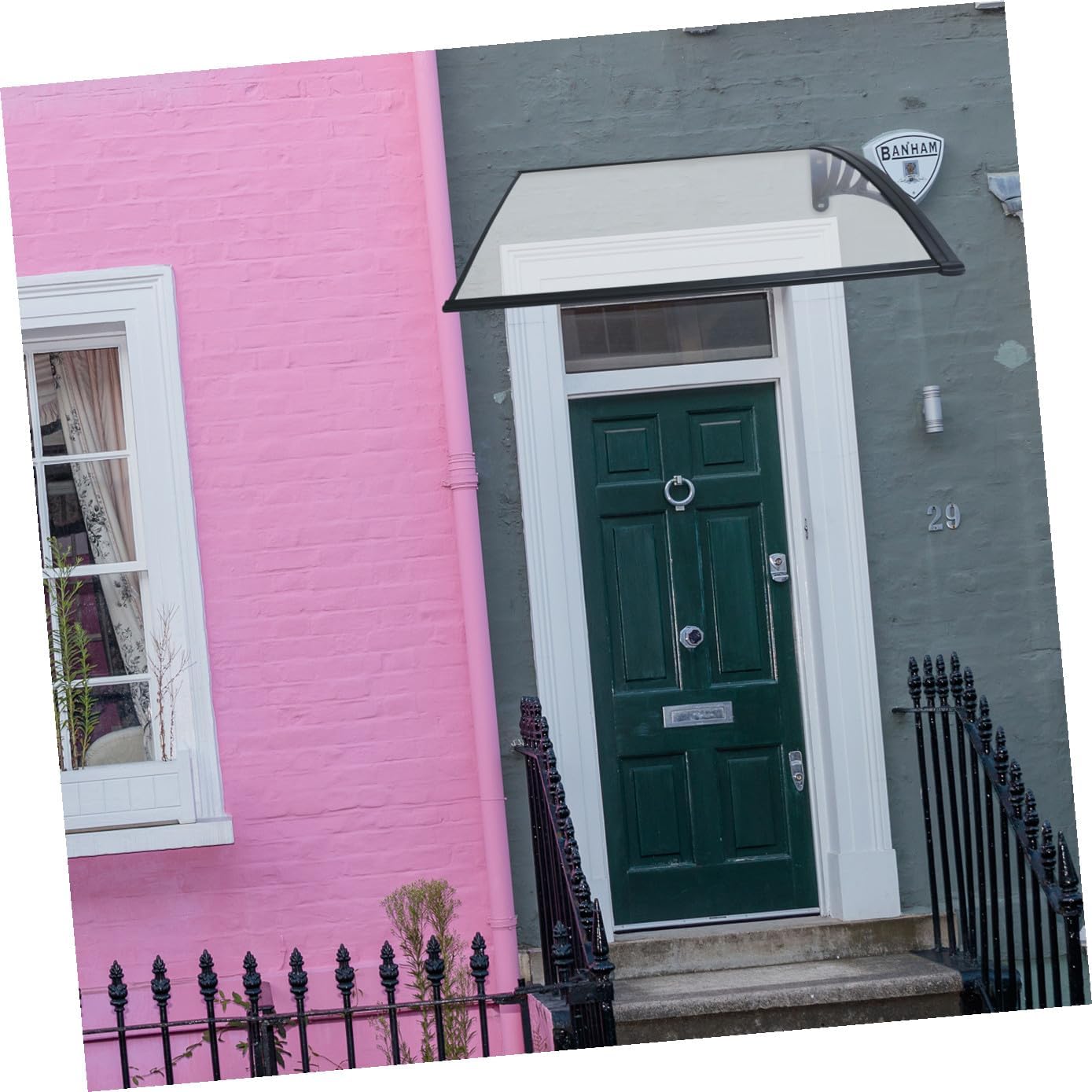 SUPVOX Window Awning Holder Rain Cover Bracket Easy Install Door Awning Rack for Patio Canopy Rv