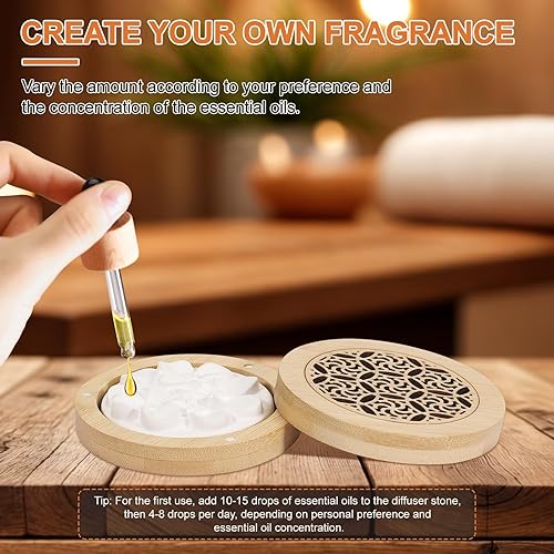 Miniatura 5 de Essential Oil Diffuser Stone, Diffuser for Essential Oils Great for Decorating at Home, Office or Car, and Gift-Giving (4)