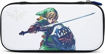 PowerA Protection Case for Nintendo Switch, Switch Lite & OLED Model, Hard Shell Protective Pouch with Carry Handle and 9 Game Cards Storage, Official Mario Pop