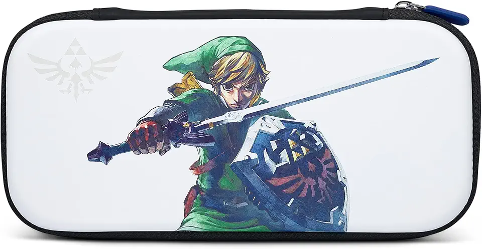 PowerA Capa Fina Para Nintendo Switch - Modelo Oled, Nintendo Switch Ou Nintendo Switch Lite - Master Sword Defense
