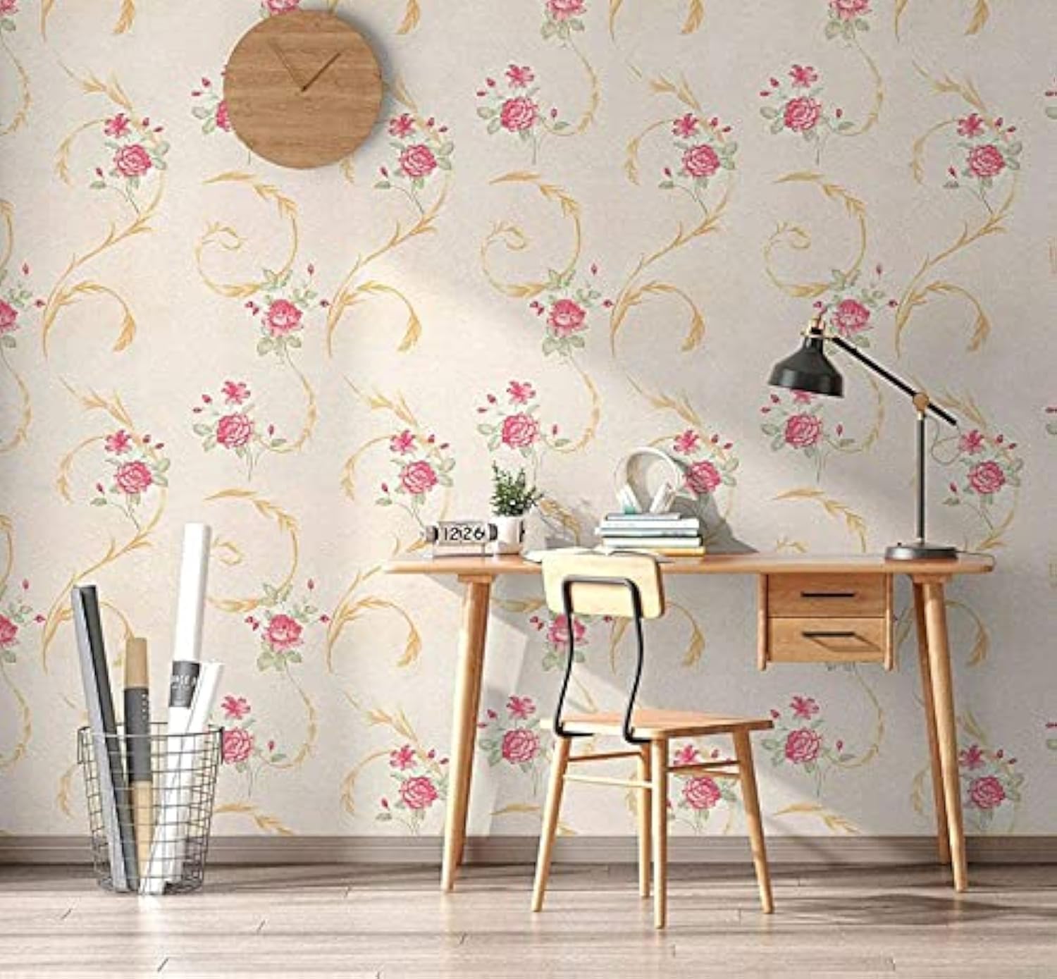 ANNACREATIONS Self Adhesive Removable Peel and Stick Wallpaper 45 x 305 cm (Rose Pink) (B09L4XXPNL) Amazon Price History, Amazon Price Tracker