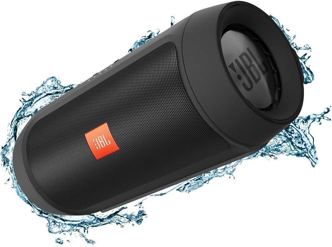 jbl charge 2 splashproof portable bluetooth speakers black