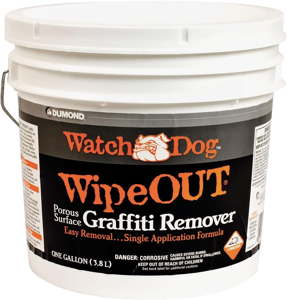Dumond Chemicals 8401 Watchdog Wipe Out Graffiti Remover, Gallon