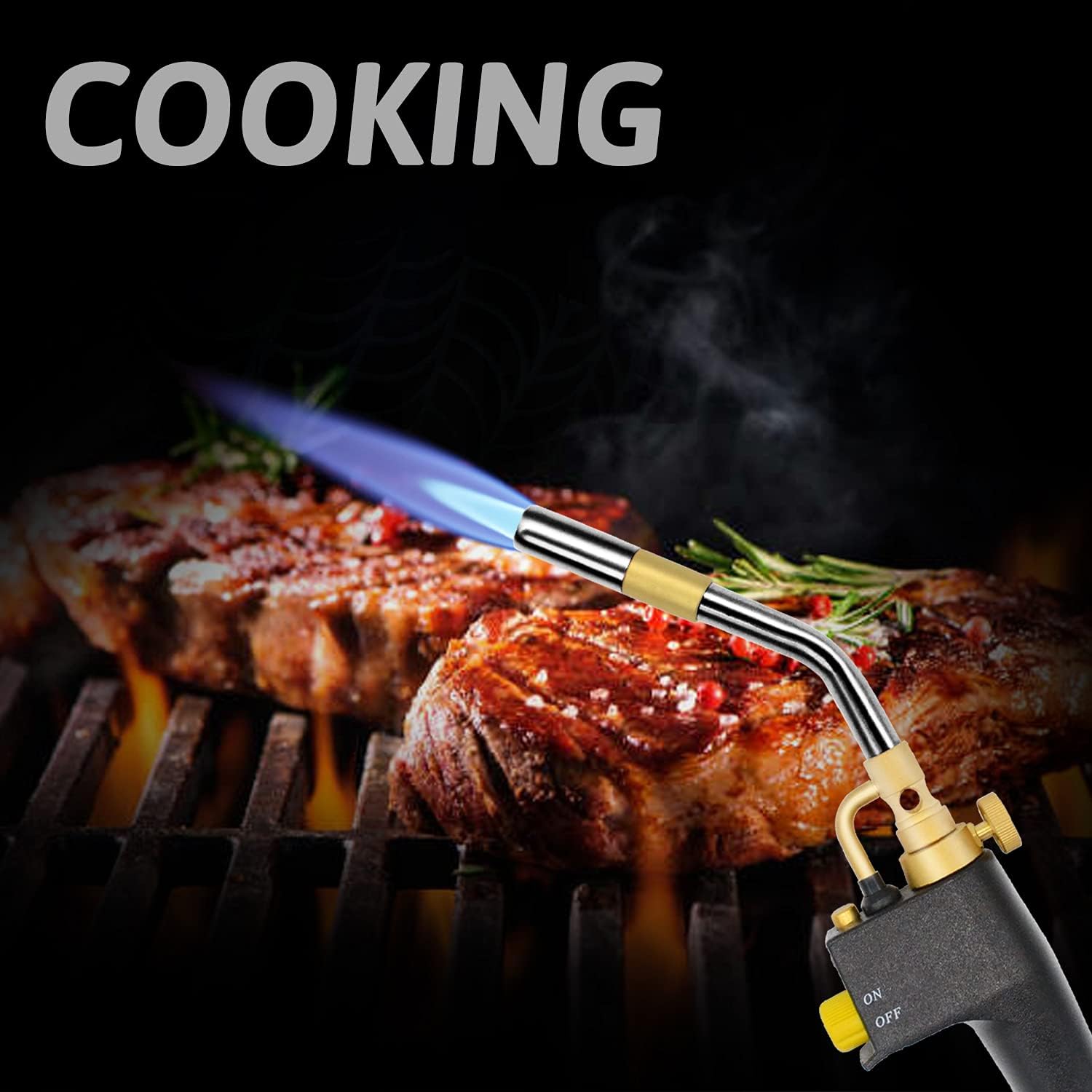 Buy High Intensity Propane Torch Adjustable Flame Welding Torch With 3 Nozzles Compatible With Mapp Map Pro Propane Portable Hand Trigger Start Torch For Gas Welding Searing Steak Online In Canada B095hg369s