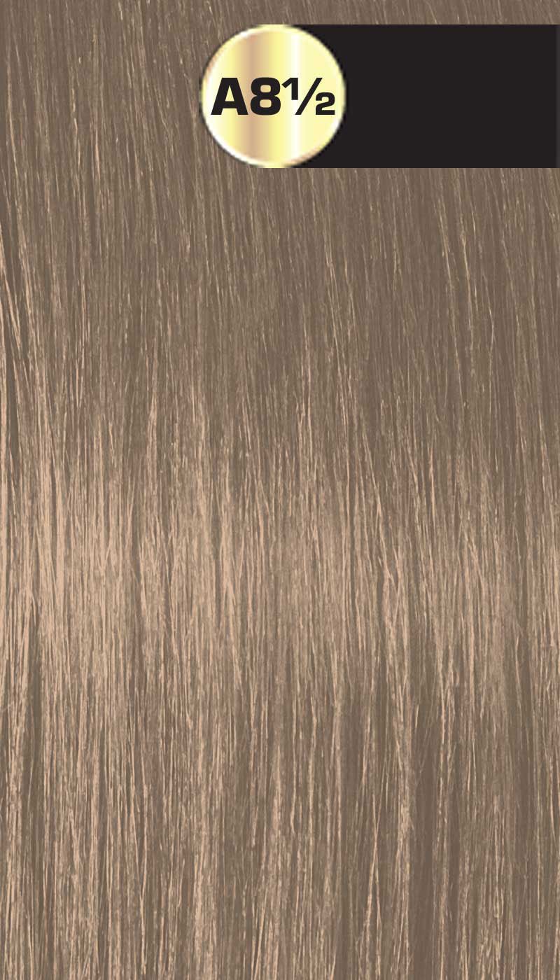 Samy Fat Foam Hair Color Kit Medium Ash Blonde A8.5 (1