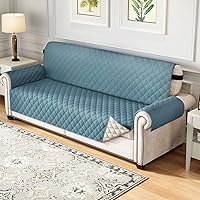 Vista 9 de Fundas de cojín impermeables para sillón reclinable, funda antideslizante para sofá de 1, 2, 3, 4 plazas, funda protectora para gatos y perros, Negro