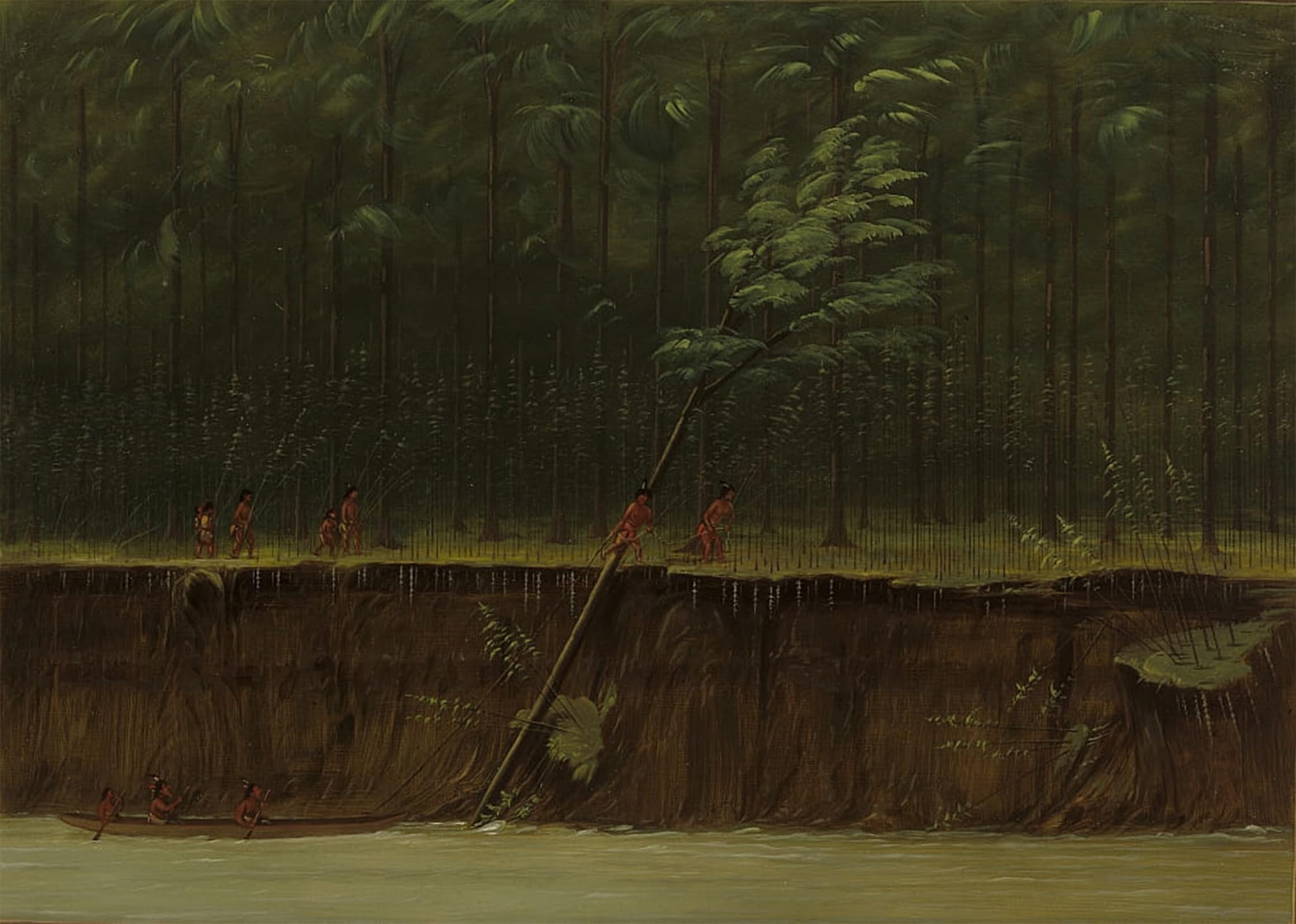 Lienzo de George Catlin para renovar la decoración del hogar con estilo vintage 5