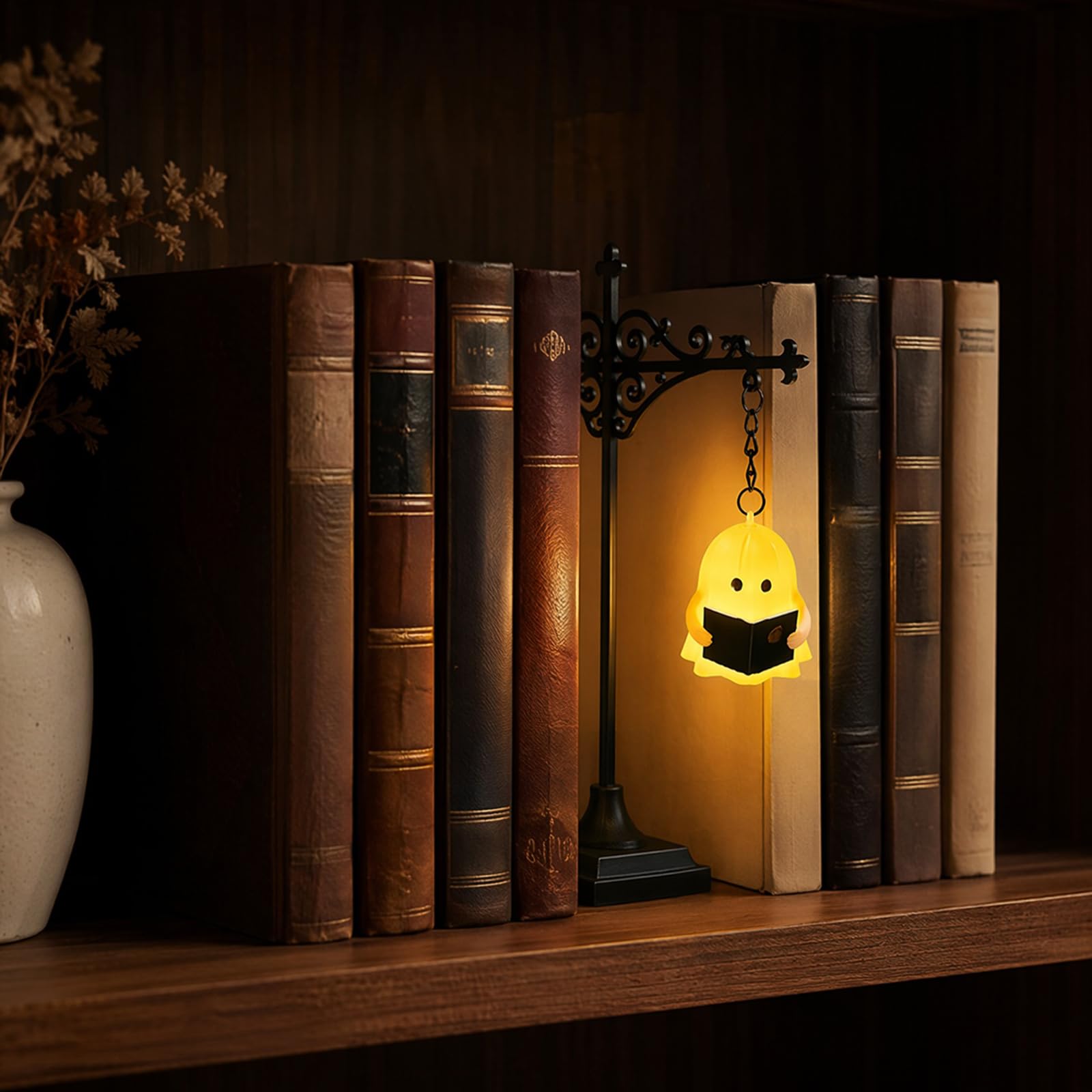 Library Lantern Mini Bookshelf Lamp Multifunctional Decorative Bookshelf